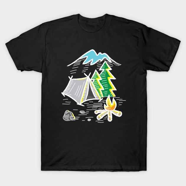 Campfire Light T-Shirt by AVEandLIA